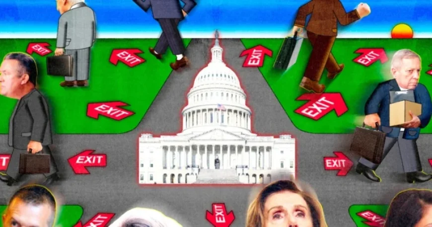 Congress Faces Historic Wave of Departing Members