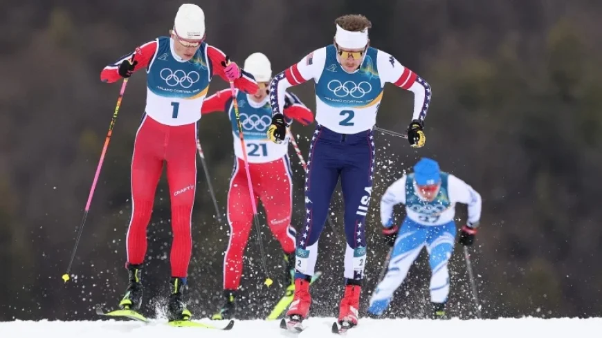 Ben Ogden Wins Silver, Ends USA’s 50-Year Cross-Country Medal Drought