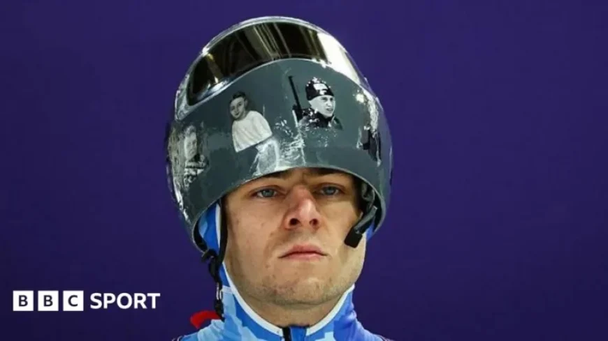 Ukrainian Racer Defies IOC Ban, Wears ‘Helmet of Remembrance’
