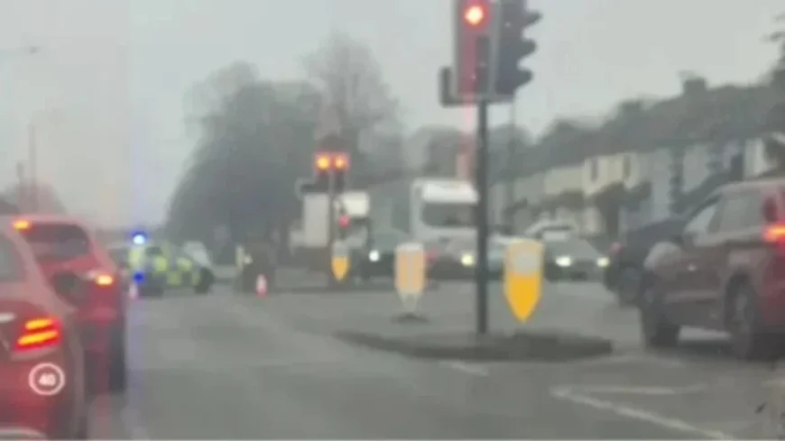 Severe Derby Car Crash Hurls Man Into Air, Leaving Him Injured