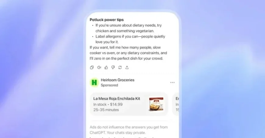 ChatGPT’s Affordable Options Now Display Ads