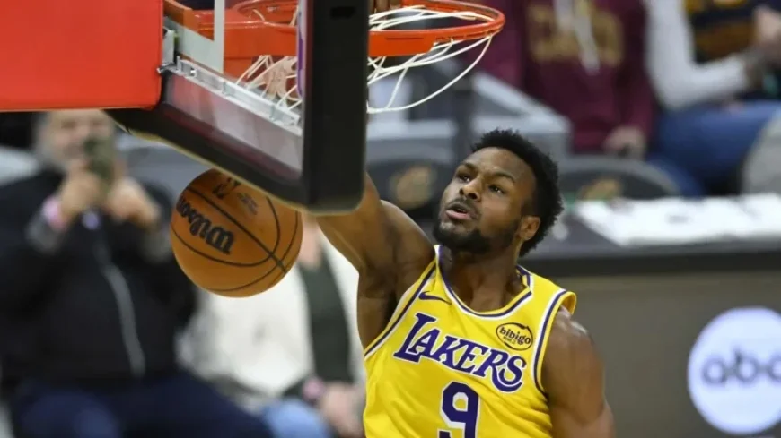 Bronny James Honored Before Game as LeBron James Sits Out