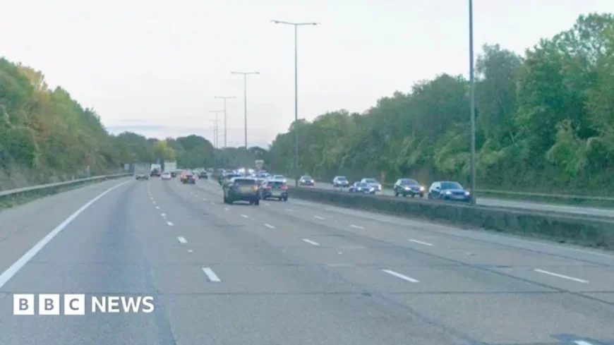 Trio Arrested Following Multi-Vehicle Collision on M25 in Surrey