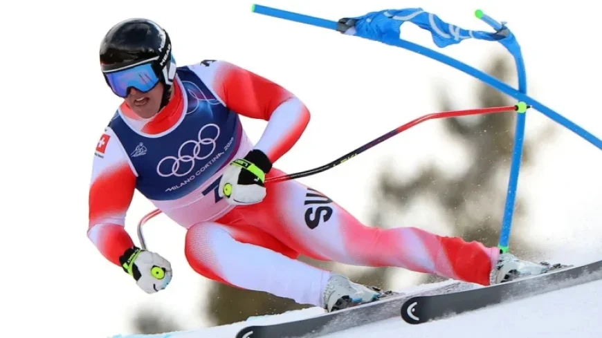 Swiss Ski Star Franjo von Allmen Secures Gold Triple in Super-G