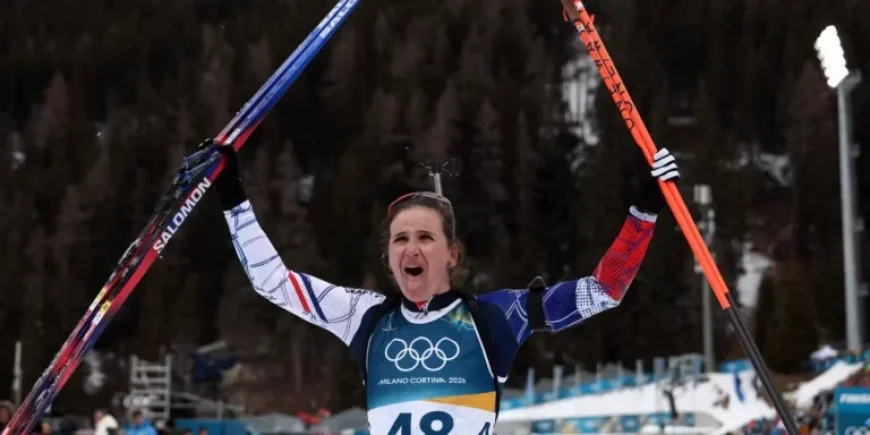Julia Simon Wins Gold in Biathlon; Perrine Laffont Takes Ski Bronze