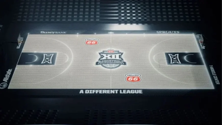 Big 12 Tournament Debuts Dynamic LED Basketball Court Design