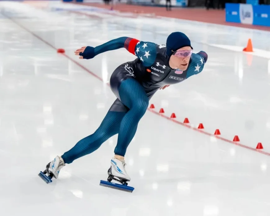 Burlington Speedskater Secures 19th Place in Olympic Debut