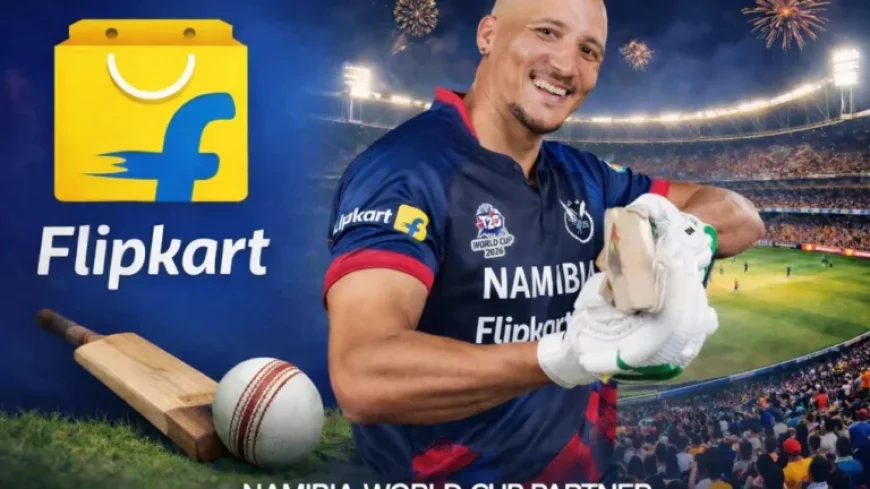 Flipkart Bets ₹40 Crore on Namibia Cricket Team Sponsorship