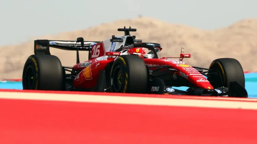 Charles Leclerc Leads Morning Session on Bahrain Test’s Second Day