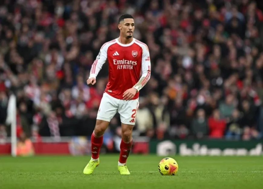William Saliba Misses Arsenal Squad in Brentford Clash Today