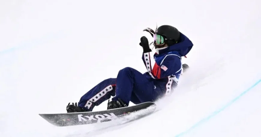 Chloe Kim Wins Silver in Women’s Halfpipe Snowboarding Event