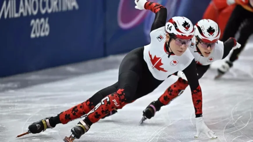 Courtney Sarault Wins Bronze in 500m Short Track Speed Skating