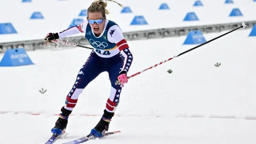 Jessie Diggins Clinches Bronze for U.S. in Women’s 10km Free Race