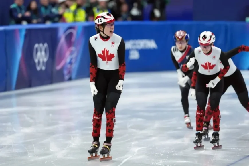 Courtney Sarault Wins Bronze in Short Track Speed Skating Event