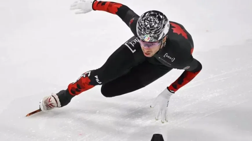 Short Track Speed Skating 1000m: William Dandjinou Misses Podium at Last Moment