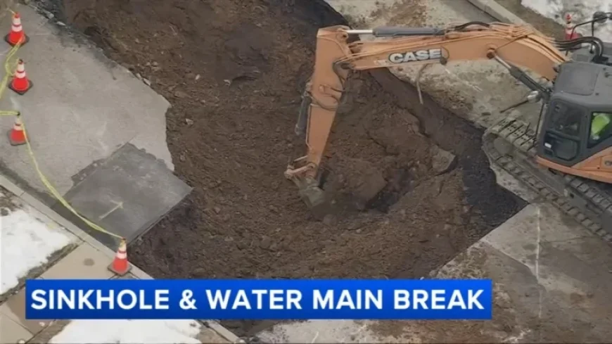 Sinkhole Disrupts Conshohocken, Pennsylvania Residents