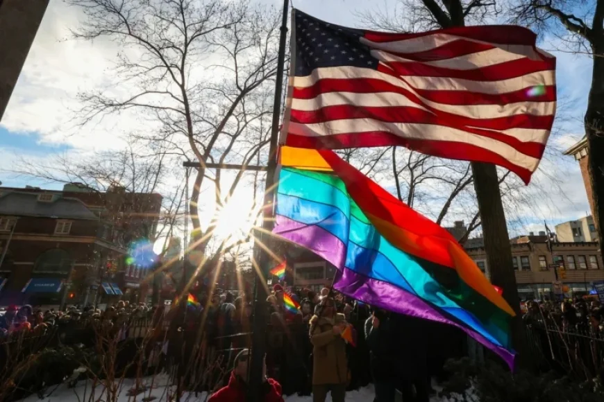 Stonewall Inn Rehangs Pride Flag, Challenges Trump
