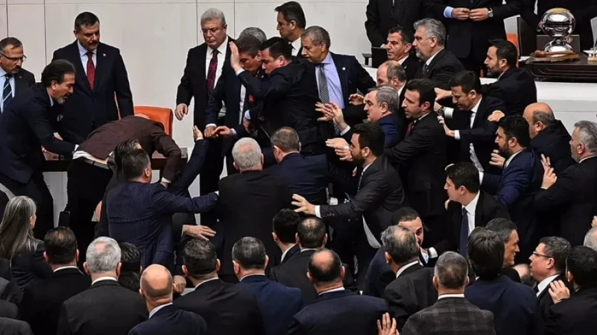 Turkey Parliament Erupts in Brawl Over Justice Minister Appointment