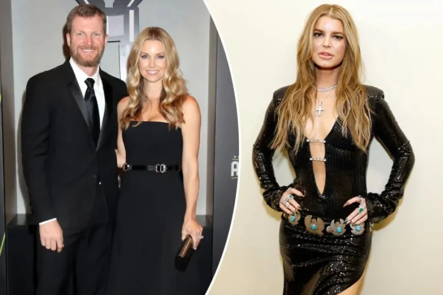 Amy Earnhardt Stops Jessica Simpson’s Visit to Dale Earnhardt Jr.
