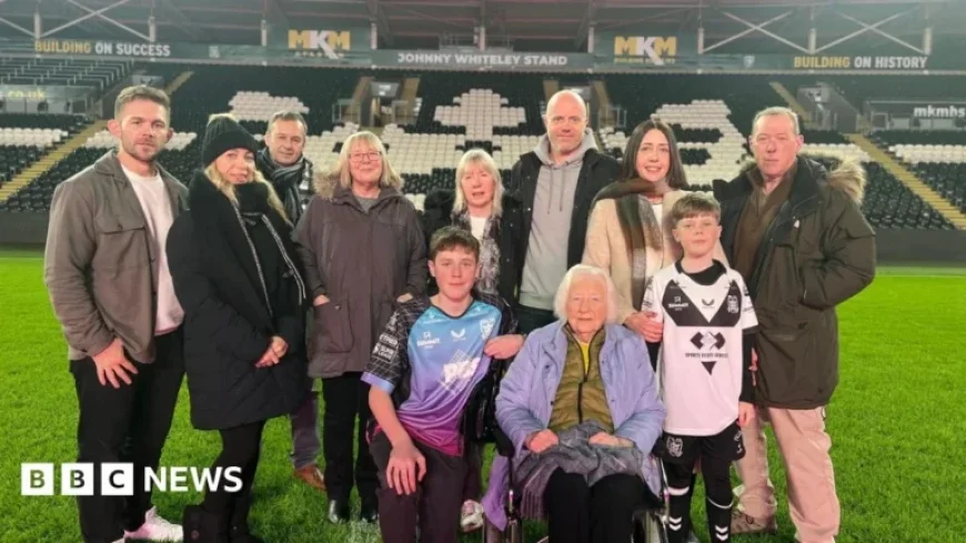 Johnny Whiteley Family Honored with MKM Stadium Stand Tribute