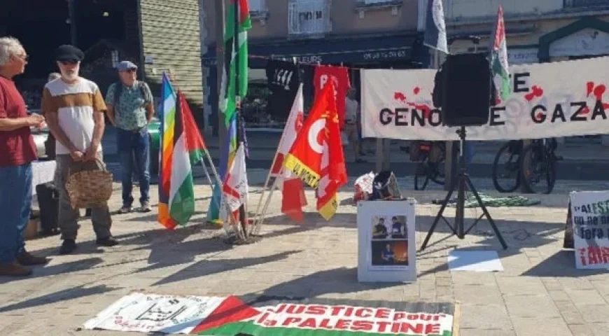 Mont-de-Marsan Hosts Rally in Support of Gaza