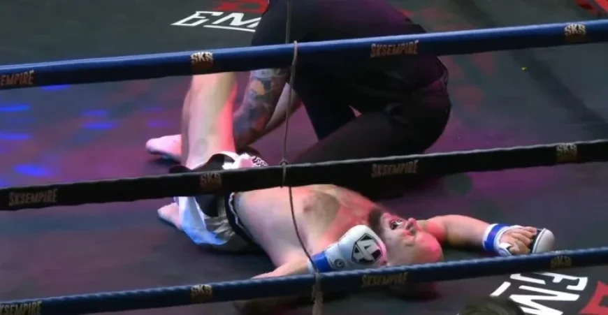 Fighter’s Leg Twists 180 Degrees in Dramatic Slam at Missed Fists Event