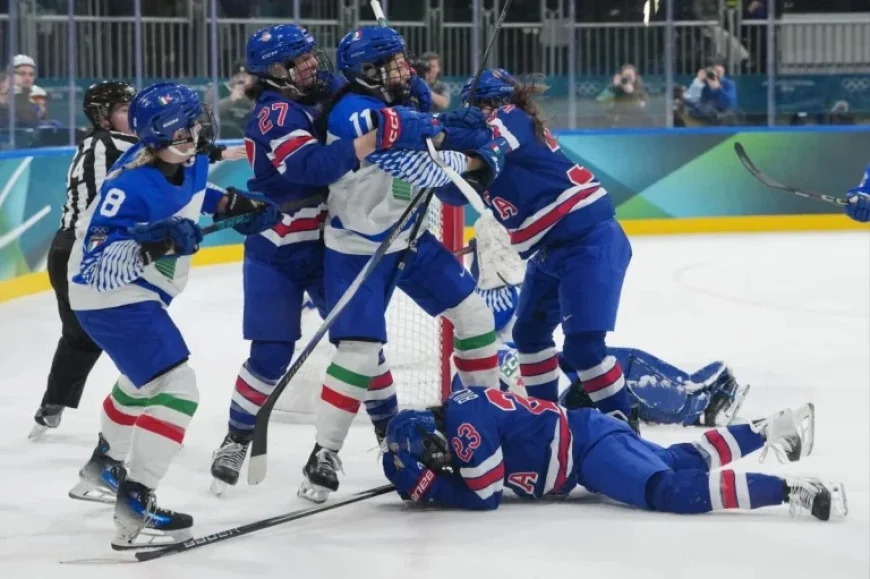 US Women’s Hockey Coach Criticizes Officiating in Heated Win Over Italy