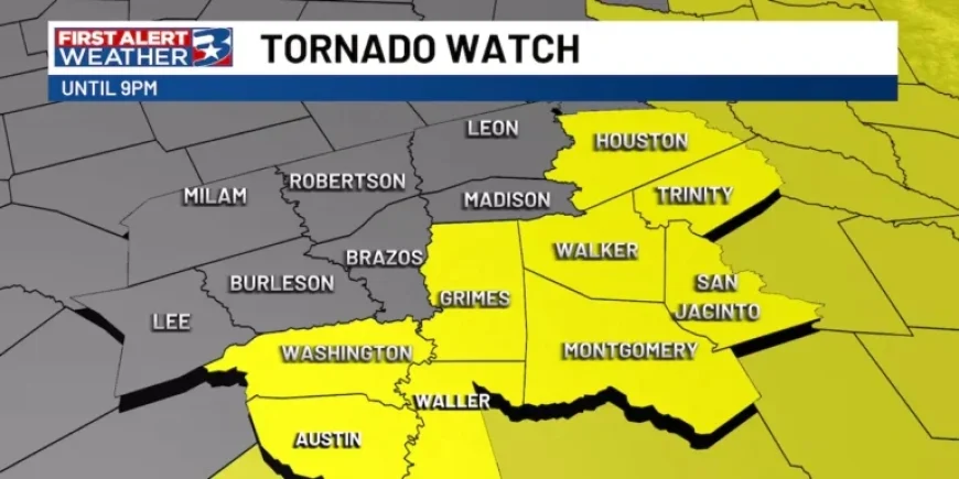 Tornado Watch Issued for Brazos Valley Areas