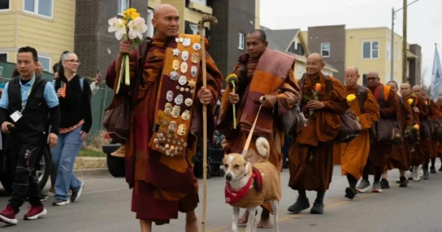 Buddhist Monks Arrive in Fort Worth for Peaceful Homecoming Celebration