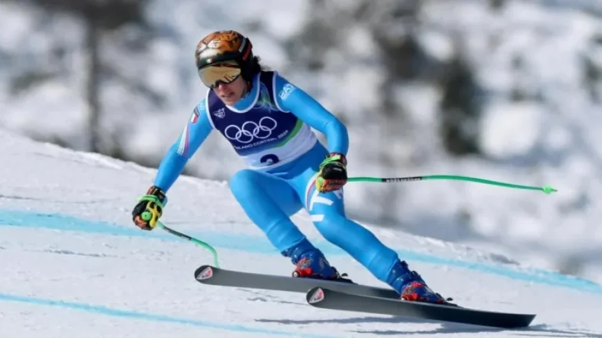 Brignone Leads Women’s Giant Slalom First Run; Goggia Awaited