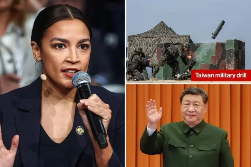 AOC Avoids Stance on U.S. Defense of Taiwan Against China Invasion