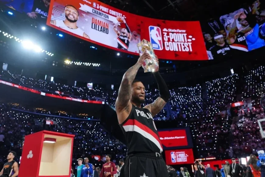 Damian Lillard Clinches Stunning 3-Point Contest Victory at All-Star Weekend