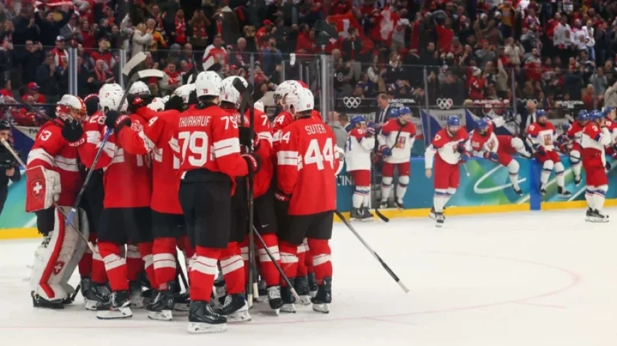 Kukan’s Overtime Goal Secures Switzerland’s Second Place in Olympics Group A