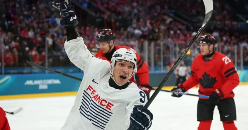 Canada and France Trade Goals in 2026 Olympics Men’s Hockey Match Updates