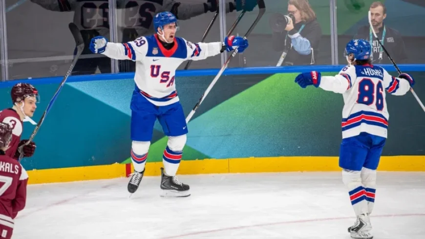 U.S. Men’s Hockey Team Battles Denmark, Highlighting Strong Family Ties