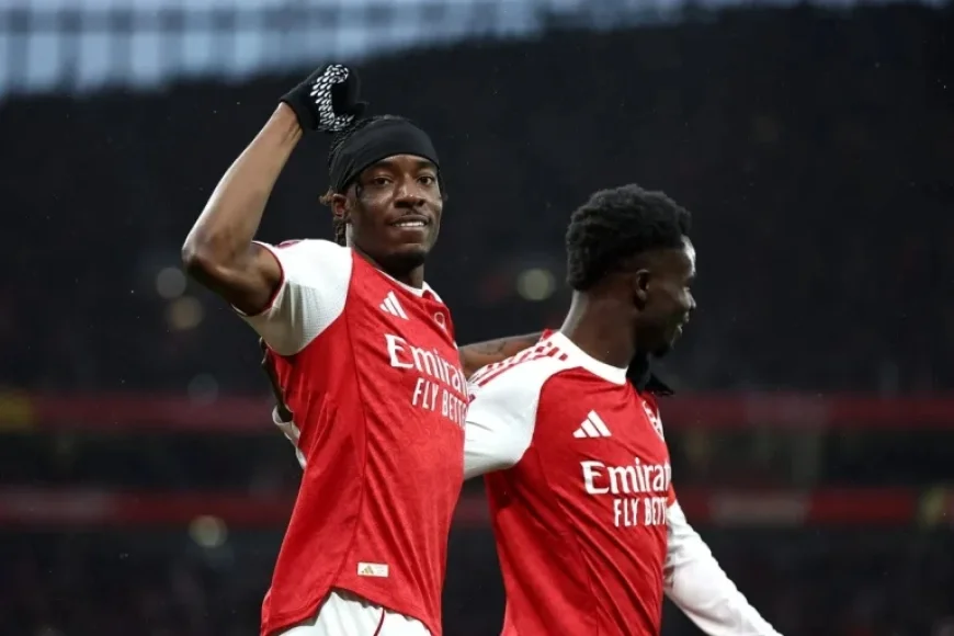 Arsenal Dominates Wigan 4-0: Madueke Shines, Eze and Saka’s Midfield Impact