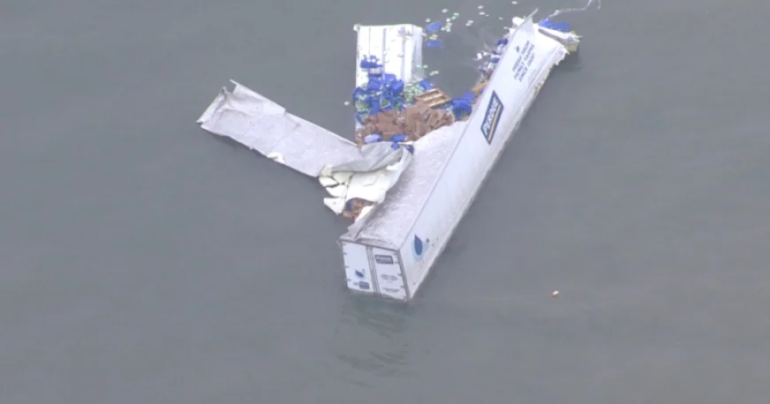 Perdue Driver Dies After Truck Falls Off Chesapeake Bay Bridge-Tunnel