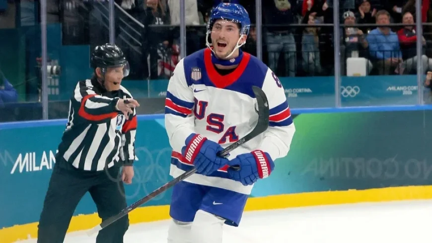 U.S. Men’s Hockey Defeats Germany, Advances to Quarterfinals Bye