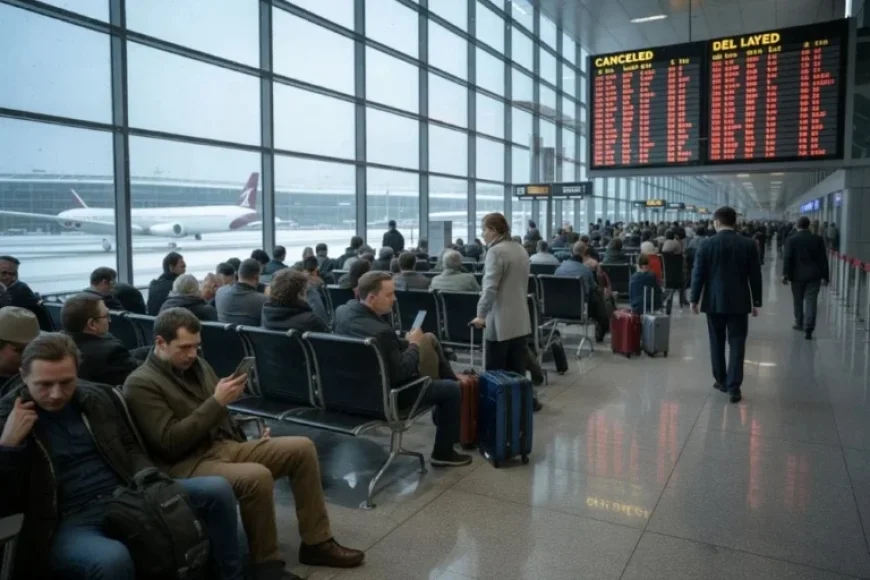 Europe Flight Chaos: 733 Cancellations and 5,092 Delays Hit Major Airports