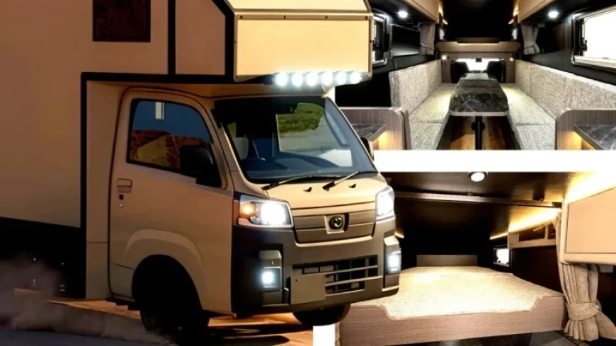 Kei Truck Transforms Into Compact Mobile Tiny Home
