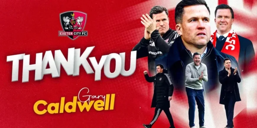 Gary Caldwell Departs as Exeter City Manager