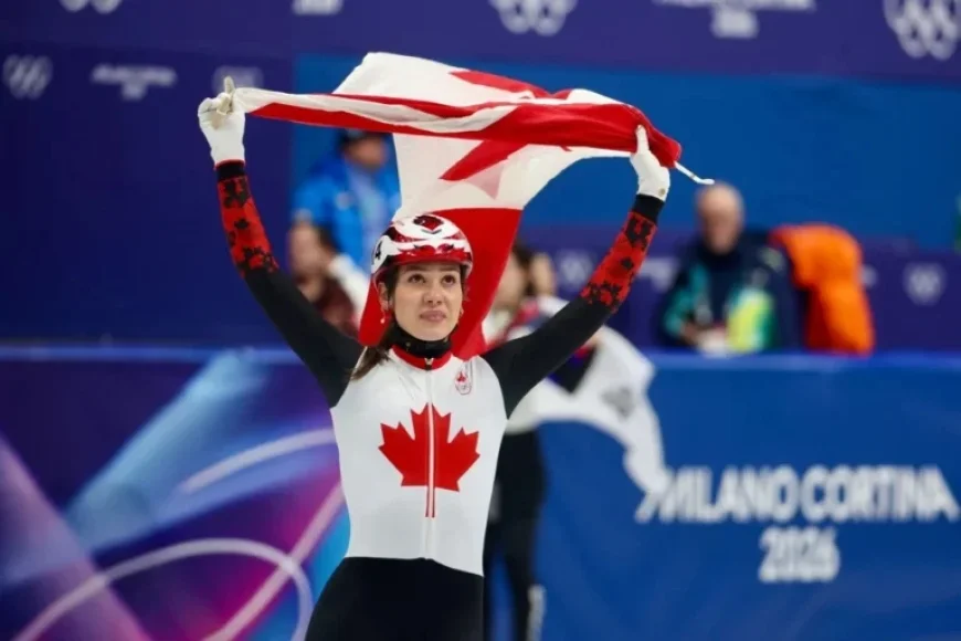 Courtney Sarault Advances to 1000m Short Track Speed Skating Final