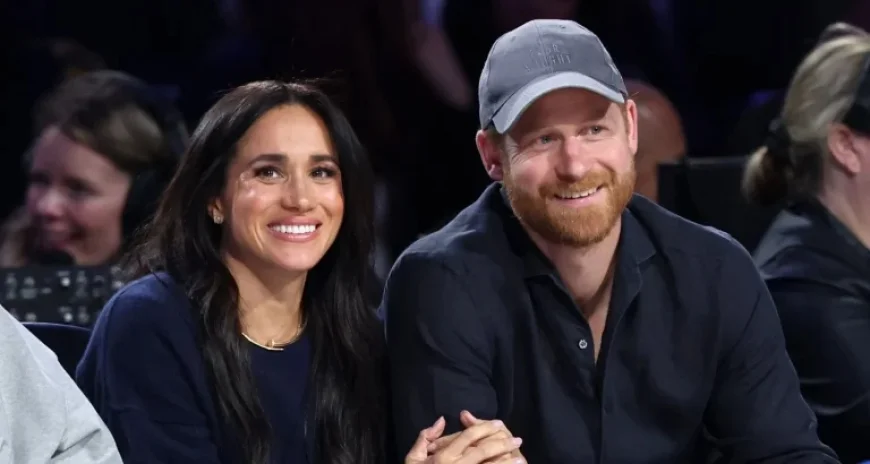 Prince Harry and Meghan Markle Attend NBA All-Star Game Courtside