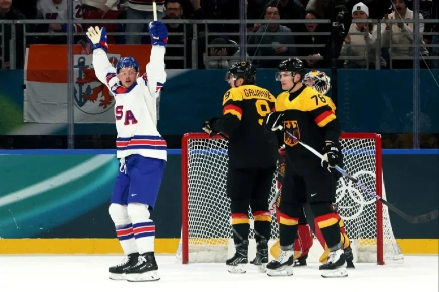 USA Men’s Hockey Secures Best Olympic Victory Against Germany