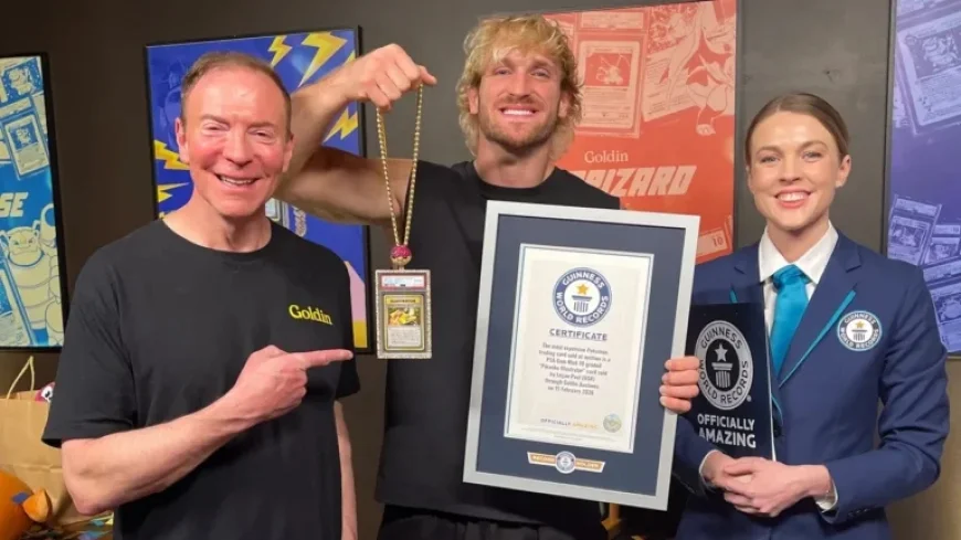 Logan Paul Sells Pokémon Card for Record $16.4 Million