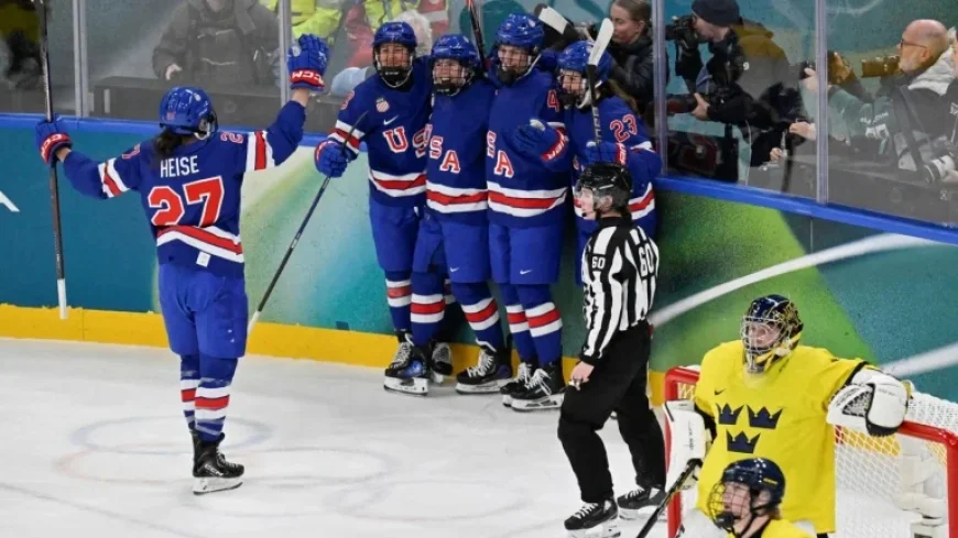 U.S. Women’s Hockey Team Competes for Olympic Gold Medal