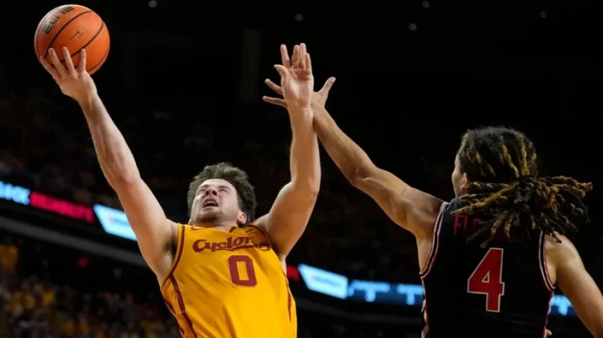 Heise’s Last-Second Three Seals No. 6 Iowa State Win Over No. 2 Houston