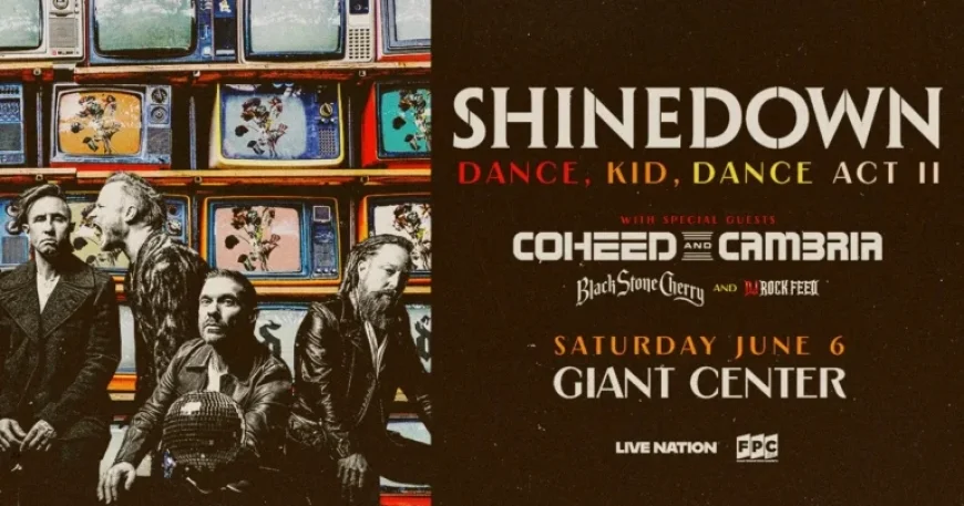 Shinedown Set to Rock GIANT Center Hershey This June