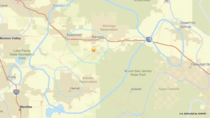 3.6-Magnitude Earthquake Strikes Banning, Riverside County