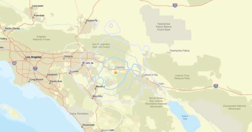 3.6-Magnitude Earthquake Shakes Area Near Banning